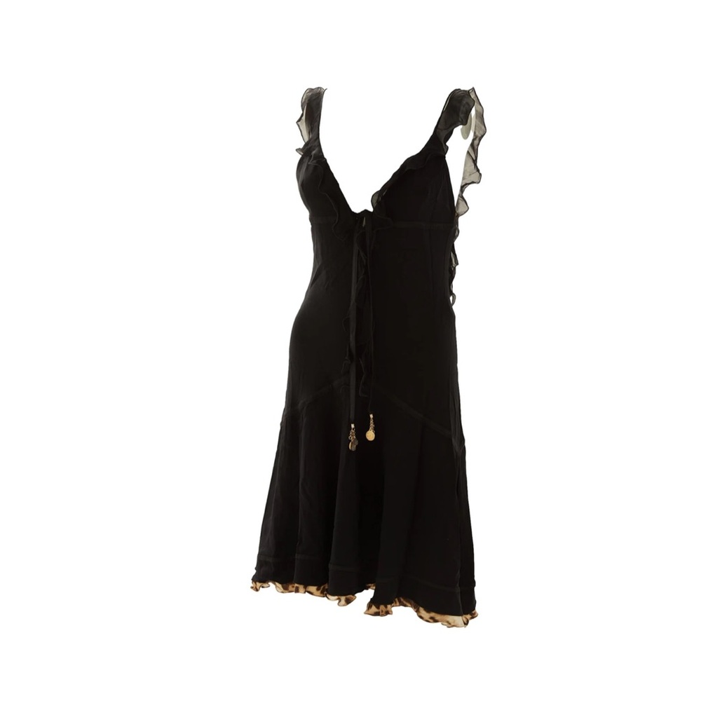 Roberto Cavalli Vintage Silk Siren Dress in Black - Picture 11 of 12